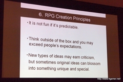 画像ギャラリー No.009のサムネイル画像 / ［GDC 2013］RPGは“ひらめき”と“汗”でできている？　「ルーンファクトリー」「朧村正」の開発手法をマーベラスAQLのはしもとよしふみ氏が紹介