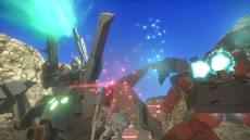 画像ギャラリー No.006のサムネイル画像 / 「ガンダムブレイカー」アプサラスIIやゲルズゲーなどと戦える「巨大モビルアーマー戦」，プレイヤーを助ける要素「覚醒」「強化モジュール」の概要が公開に