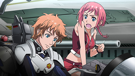 画像ギャラリー No.034のサムネイル画像 / 「マクロス30 〜銀河を繋ぐ歌声〜」には河森正治氏描き下ろしの“新”バルキリーが登場。そのほかあらすじやゲームの流れ,登場キャラの情報が公開に