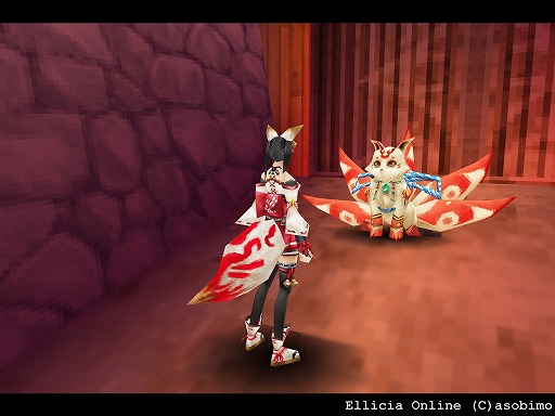 画像ギャラリー No.002のサムネイル画像 / 「エリシアオンライン」,狐の装備がもらえる「狐の嫁入り」イベントを本日開始