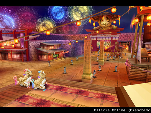 画像ギャラリー No.001のサムネイル画像 / 「エリシアオンライン」,さまざまなミニゲームを楽しめる夏祭りイベントが開始に