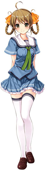 画像ギャラリー No.008のサムネイル画像 / 「水平線まで何マイル？ -ORIGINAL FLIGHT-」が12月20日に発売。PSP版独自のヒロインとなる香椎真澄が登場するほか，新規ストーリーなどを追加