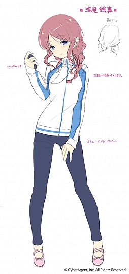 画像ギャラリー No.002のサムネイル画像 / 「ガールフレンド(仮)」,4週連続新ガールの第3弾は深見絵真(CV:日高のり子)