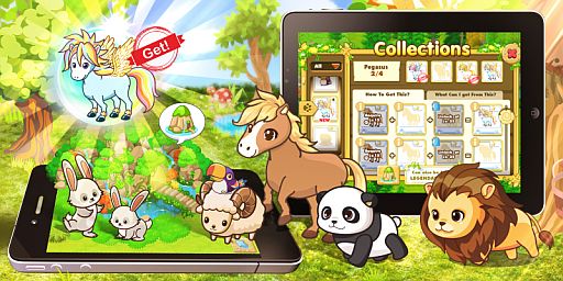 画像ギャラリー No.002のサムネイル画像 / 箱庭系動物育成ゲーム「アニマルコレクション」のAndroid版が無料配信中