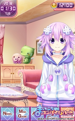 画像ギャラリー No.008のサムネイル画像 / 「まいにちコンパイルハート」,アイドル衣装の追加と新たな背景&BGMセットが登場