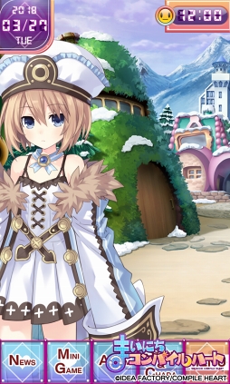 画像ギャラリー No.006のサムネイル画像 / 「まいにちコンパイルハート」，ネプテューヌとベールの“四女神オンライン”衣装が登場