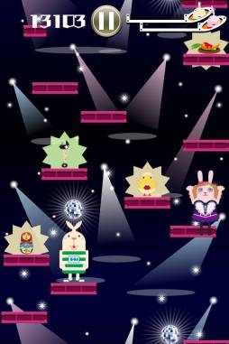 画像ギャラリー No.005のサムネイル画像 / Android向け「アムロッチ・ウサビッチJUMP!」がYahoo!マーケットで配信中