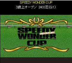 画像ギャラリー No.002のサムネイル画像 / 「100万人のWinning Post」シリーズで，スピーディワンダーの作者直筆イラスト入り色紙などが当たる