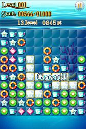 画像ギャラリー No.008のサムネイル画像 / 簡単操作のパズルゲーム「Aqua Jewel Hunt」が配信。100万点を目指そう