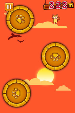 画像ギャラリー No.002のサムネイル画像 / iOS向けジャンプアクション「ねこじゃんぴー」の配信が本日開始に
