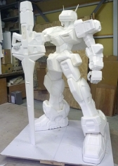 画像ギャラリー No.003のサムネイル画像 / 「電脳戦機バーチャロン」に登場する「テムジン」のモニュメントがワンダーフェスティバル2017【冬】とAnimeJapan 2017に参考出展