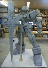 画像ギャラリー No.004のサムネイル画像 / 「電脳戦機バーチャロン」に登場する「テムジン」のモニュメントがワンダーフェスティバル2017【冬】とAnimeJapan 2017に参考出展