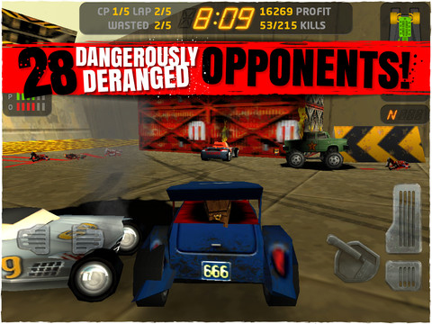 画像ギャラリー No.008のサムネイル画像 / 伝説のカルトレースゲーム「Carmageddon」（カーマゲドン）がiOSアプリとなって登場