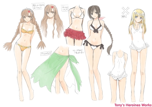 画像ギャラリー No.001のサムネイル画像 / 月刊HobbyJAPAN「Tony'sヒロインワークス」連動インタビュー。美少女絵師・Tony氏に聞く，これまでとこれから（前編）