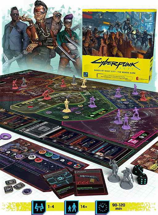 画像ギャラリー No.002のサムネイル画像 / “サイバーパンク 2077”のボードゲーム「Cyberpunk 2077: Gangs of Night City」のクラウドファンディングが開始直後に目標額をクリア