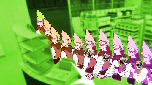 画像ギャラリー No.001のサムネイル画像 / “サイバーでパンクな”カップヌードルの新CM発表。「サイバーパンク エッジランナーズ」の描きおろしアートも公開に