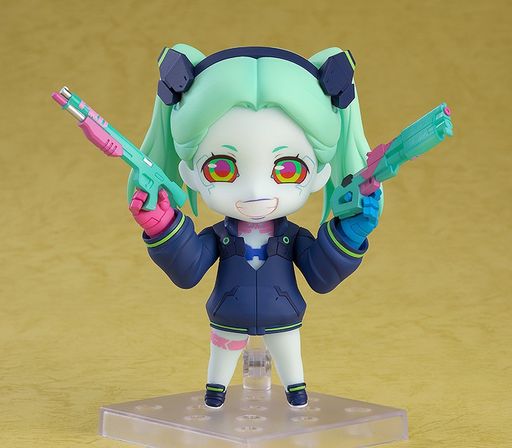 画像ギャラリー No.001のサムネイル画像 / デフォルメフィギュアでもブチギレる。アニメ「サイバーパンク エッジランナーズ」．レベッカのねんどろいどが2024年3月に発売決定