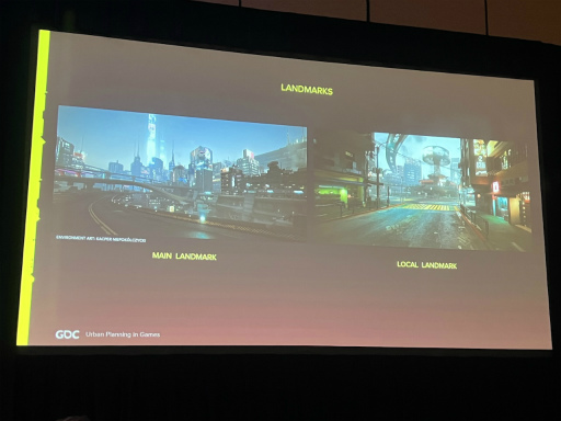 画像ギャラリー No.007のサムネイル画像 / ［GDC 2024］「サイバーパンク2077」の街づくりは現実の都市計画と変わらない。“生きている街”ナイトシティはいかにして作られたのか