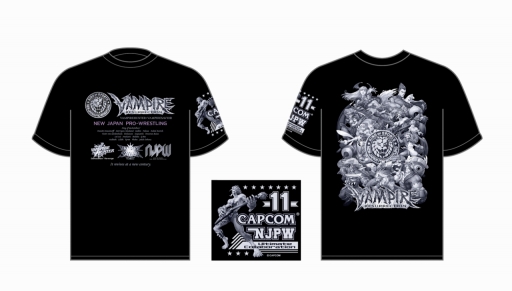 画像ギャラリー No.001のサムネイル画像 / 「ヴァンパイア リザレクション」新日本プロレスとのコラボTシャツが発売