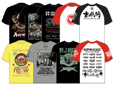 画像ギャラリー No.004のサムネイル画像 / 「ヴァンパイア リザレクション」新日本プロレスとのコラボTシャツが発売