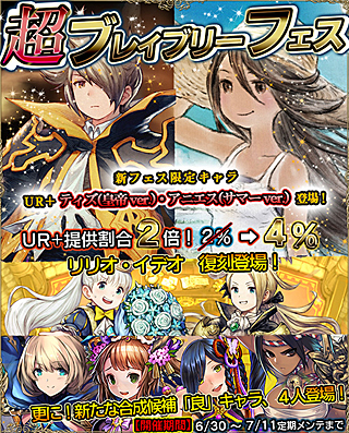 画像ギャラリー No.001のサムネイル画像 / 「ブレイブリーデフォルト PB」で,「超 BRAVELY フェスティバル」開催
