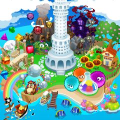 画像ギャラリー No.009のサムネイル画像 / パズルゲーム「ポップ☆タワー for GREE」のiOS版が配信スタート