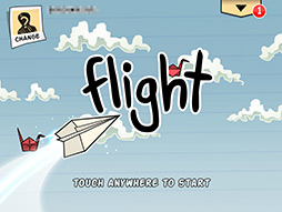 画像ギャラリー No.004のサムネイル画像 / 紙飛行機が世界を巡る！　iOS向けフライトアクション「Flight!」を紹介する「（ほぼ）日刊スマホゲーム通信」第97回