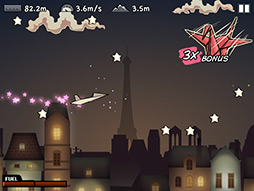 画像ギャラリー No.005のサムネイル画像 / 紙飛行機が世界を巡る！　iOS向けフライトアクション「Flight!」を紹介する「（ほぼ）日刊スマホゲーム通信」第97回