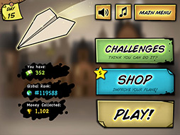 画像ギャラリー No.007のサムネイル画像 / 紙飛行機が世界を巡る！　iOS向けフライトアクション「Flight!」を紹介する「（ほぼ）日刊スマホゲーム通信」第97回