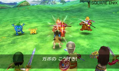 画像ギャラリー No.004のサムネイル画像 / 3DS版「ドラゴンクエストVII エデンの戦士たち」はシンボルエンカウント方式。奥行きのある背景や豪快なモンスターアクション,強敵の存在が明らかに