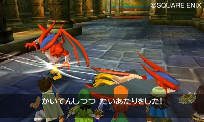 画像ギャラリー No.005のサムネイル画像 / 3DS版「ドラゴンクエストVII エデンの戦士たち」はシンボルエンカウント方式。奥行きのある背景や豪快なモンスターアクション,強敵の存在が明らかに