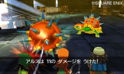 画像ギャラリー No.006のサムネイル画像 / 3DS版「ドラゴンクエストVII エデンの戦士たち」はシンボルエンカウント方式。奥行きのある背景や豪快なモンスターアクション,強敵の存在が明らかに