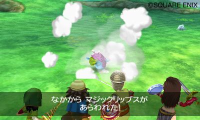 画像ギャラリー No.009のサムネイル画像 / 3DS版「ドラゴンクエストVII エデンの戦士たち」はシンボルエンカウント方式。奥行きのある背景や豪快なモンスターアクション,強敵の存在が明らかに