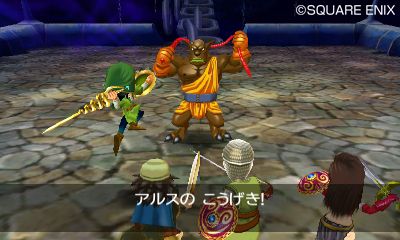 画像ギャラリー No.012のサムネイル画像 / 3DS版「ドラゴンクエストVII エデンの戦士たち」はシンボルエンカウント方式。奥行きのある背景や豪快なモンスターアクション,強敵の存在が明らかに