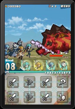 画像ギャラリー No.007のサムネイル画像 / アクワイアが放つiOS向けパネルアクションRPG「ロード・トゥ・ドラゴン」。爽快感抜群のゲームプレイは一見の価値あり