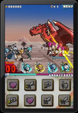 画像ギャラリー No.022のサムネイル画像 / アクワイアが放つiOS向けパネルアクションRPG「ロード・トゥ・ドラゴン」。爽快感抜群のゲームプレイは一見の価値あり