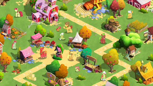 画像ギャラリー No.002のサムネイル画像 / 「MY LITTLE PONY」に新エリア「スイートアップル農園」やキャラなどが実装