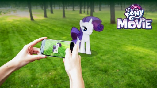 画像ギャラリー No.002のサムネイル画像 / 「MY LITTLE PONY」,ポニーと一緒に写真を撮れるAR機能が実装に