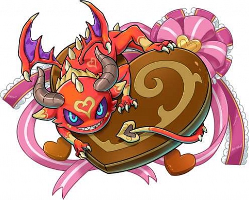 画像ギャラリー No.005のサムネイル画像 / 「ドラゴンコインズ」，限定モンスターが登場するバレンタインイベントが開催に