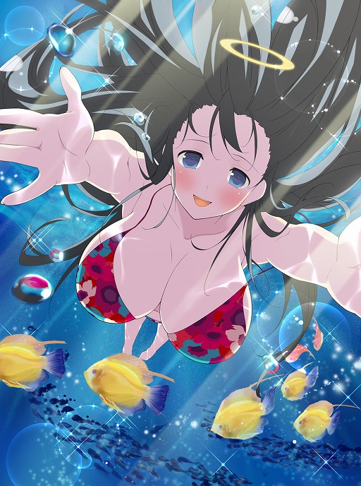 画像ギャラリー No.010のサムネイル画像 / 「閃乱カグラ NewWave Gバースト」，イベント「水着の楽園〜Beach Paradise〜」前半を開催