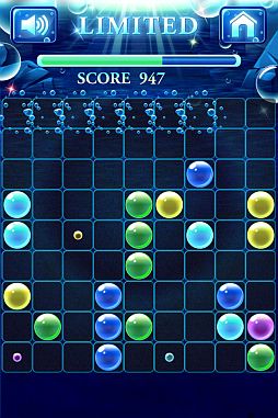 画像ギャラリー No.005のサムネイル画像 / カラフルな泡を並べて消していくパズルゲーム「Aqua Bubble Lines」が登場