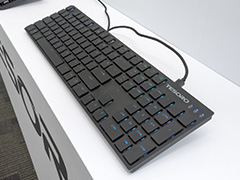 Tesoro，TTC製低背スイッチ採用のゲーマー向けキーボードを開発中。「日本語配列で出す」