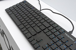 画像ギャラリー No.005のサムネイル画像 / Tesoro，TTC製低背スイッチ採用のゲーマー向けキーボードを開発中。「日本語配列で出す」