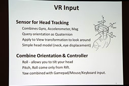 画像ギャラリー No.004のサムネイル画像 / ［GDC 2013］期待のゲーム用HMD「Oculus Rift」を体験＆直撮り。「眼前に広がるゲーム世界が，首の動きに追従する」のは革命か