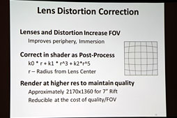 画像ギャラリー No.008のサムネイル画像 / ［GDC 2013］期待のゲーム用HMD「Oculus Rift」を体験＆直撮り。「眼前に広がるゲーム世界が，首の動きに追従する」のは革命か