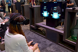 画像ギャラリー No.016のサムネイル画像 / ［E3 2014］最新版「Oculus Rift」を装着してゲームを体験。VR対応HMDは“マリオ風”アクションゲームにも新しい面白さをもたらす
