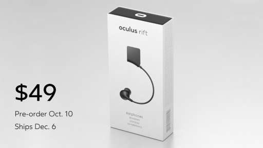 画像ギャラリー No.002のサムネイル画像 / VR HMD「Rift」専用のコントローラ「Touch」と,カナル型イヤフォン「Rift Earphones」の予約受付がスタート