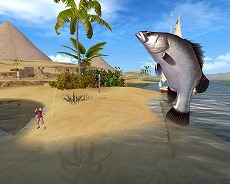 画像ギャラリー No.003のサムネイル画像 / 「Fish Hunt 世界を釣れ！」，新たな釣り場として地中海エリアに「ナイル川」が追加。SSコンテストやギルド対抗イベントも
