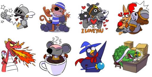 画像ギャラリー No.001のサムネイル画像 / スマホ向けアクションRPG「LINE 聖犬バトル」が配信。120種のステージを収録