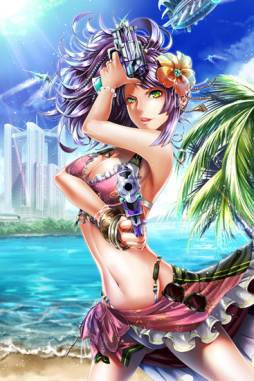 画像ギャラリー No.008のサムネイル画像 / 「スターギャラクシー」,毎日ログインして水着姿の士官を手に入れよう
